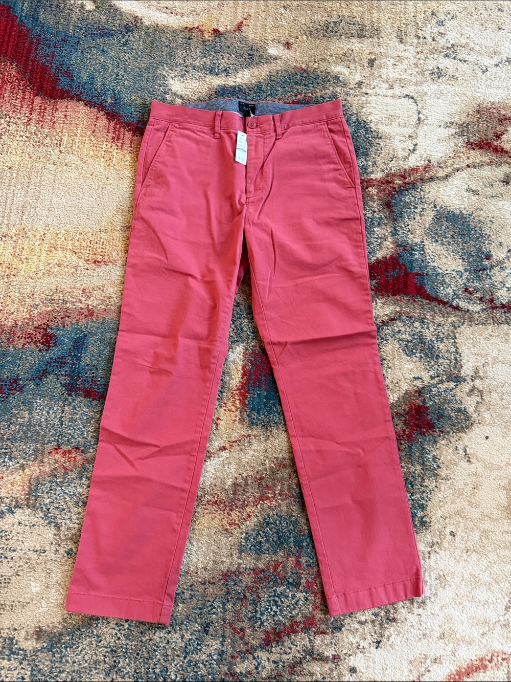 J. Crew Men's Chinos in Coral 31/30